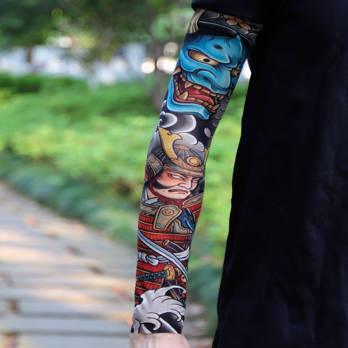 Travel Accessories Deals - Ultra thin seamle Tattoo Flower Arm