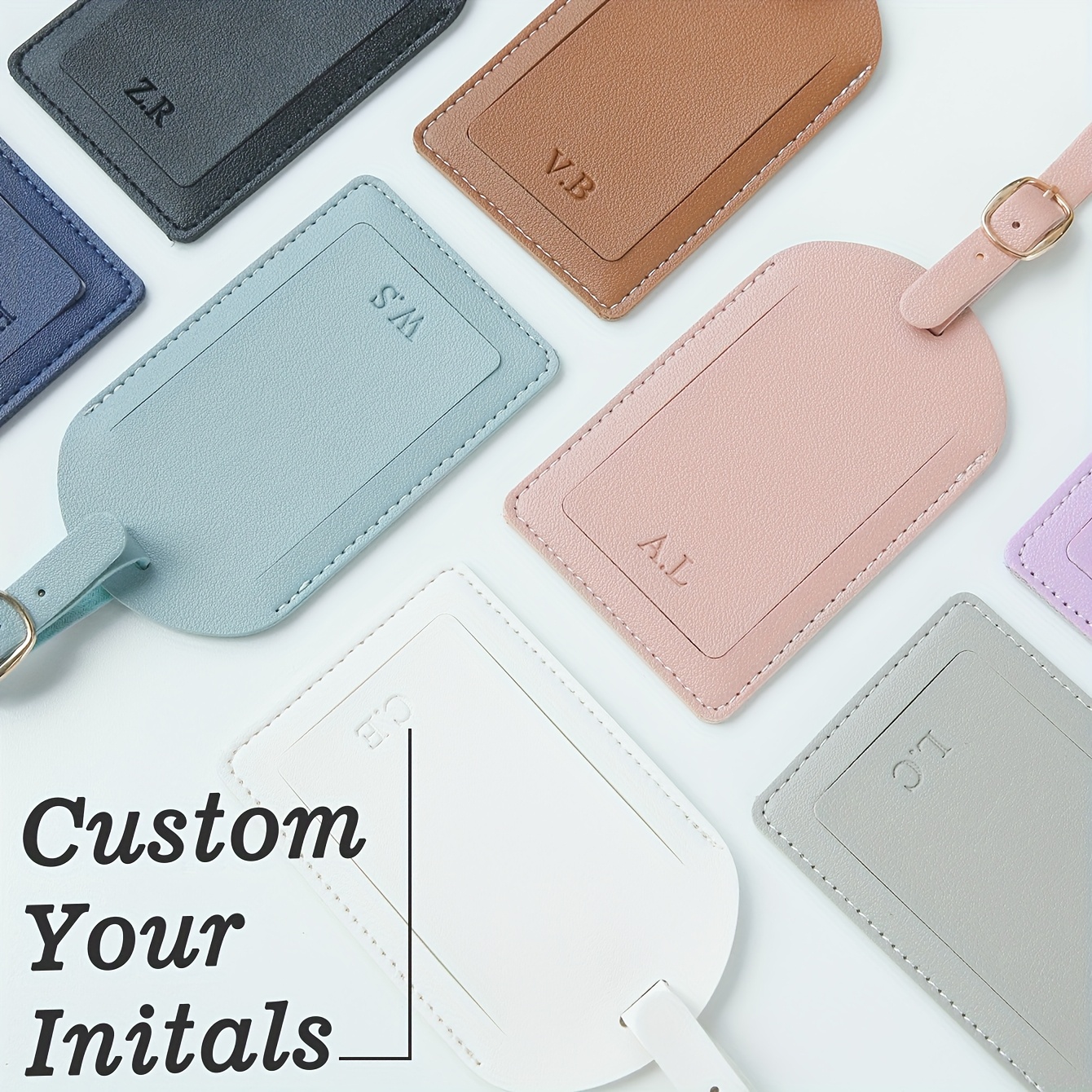 Travel Accessories Unique - 1PC Custom Initials Luggage Tag for