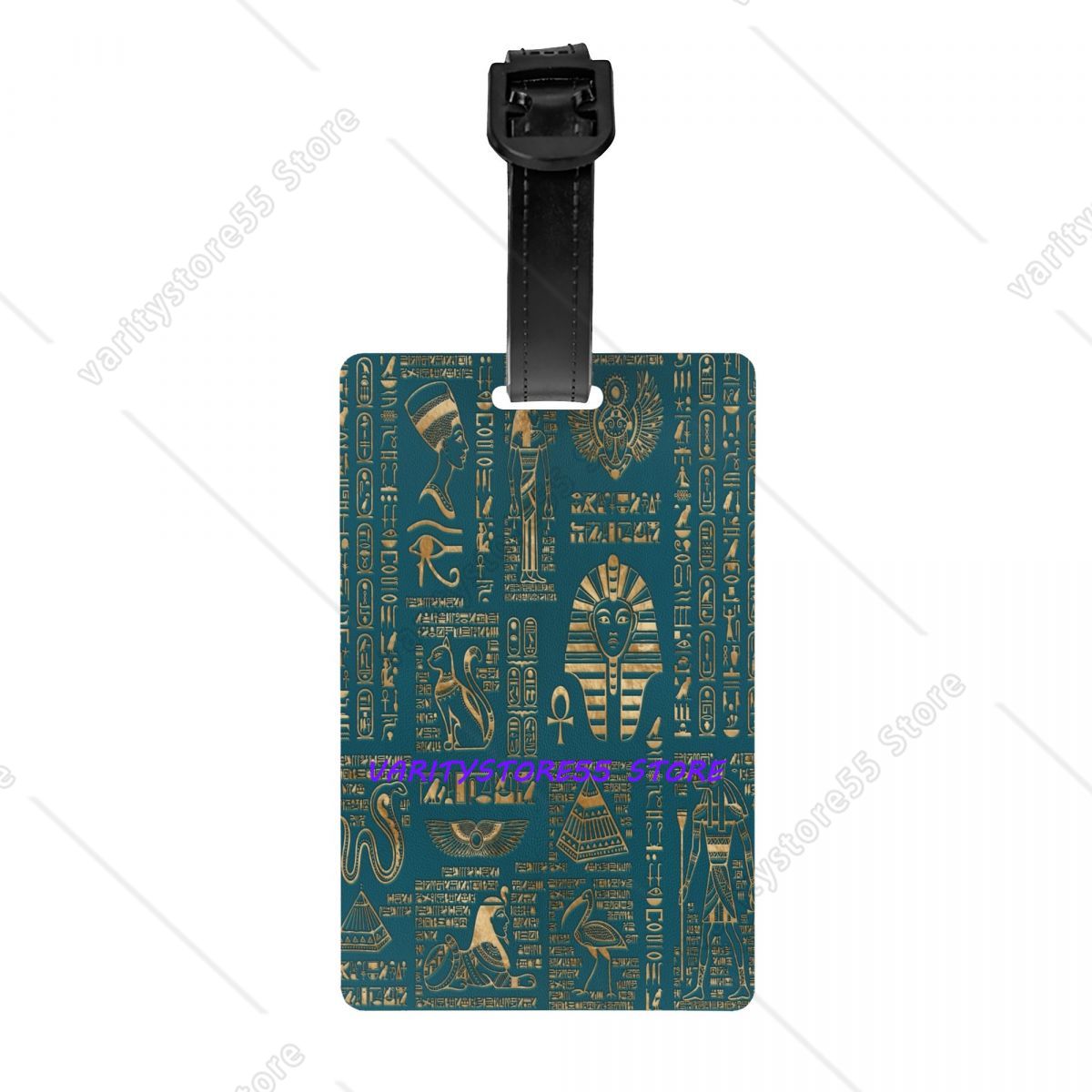 Travel Accessories Egypt - Egyptian Hieroglyphs And Deities Luggage Tags