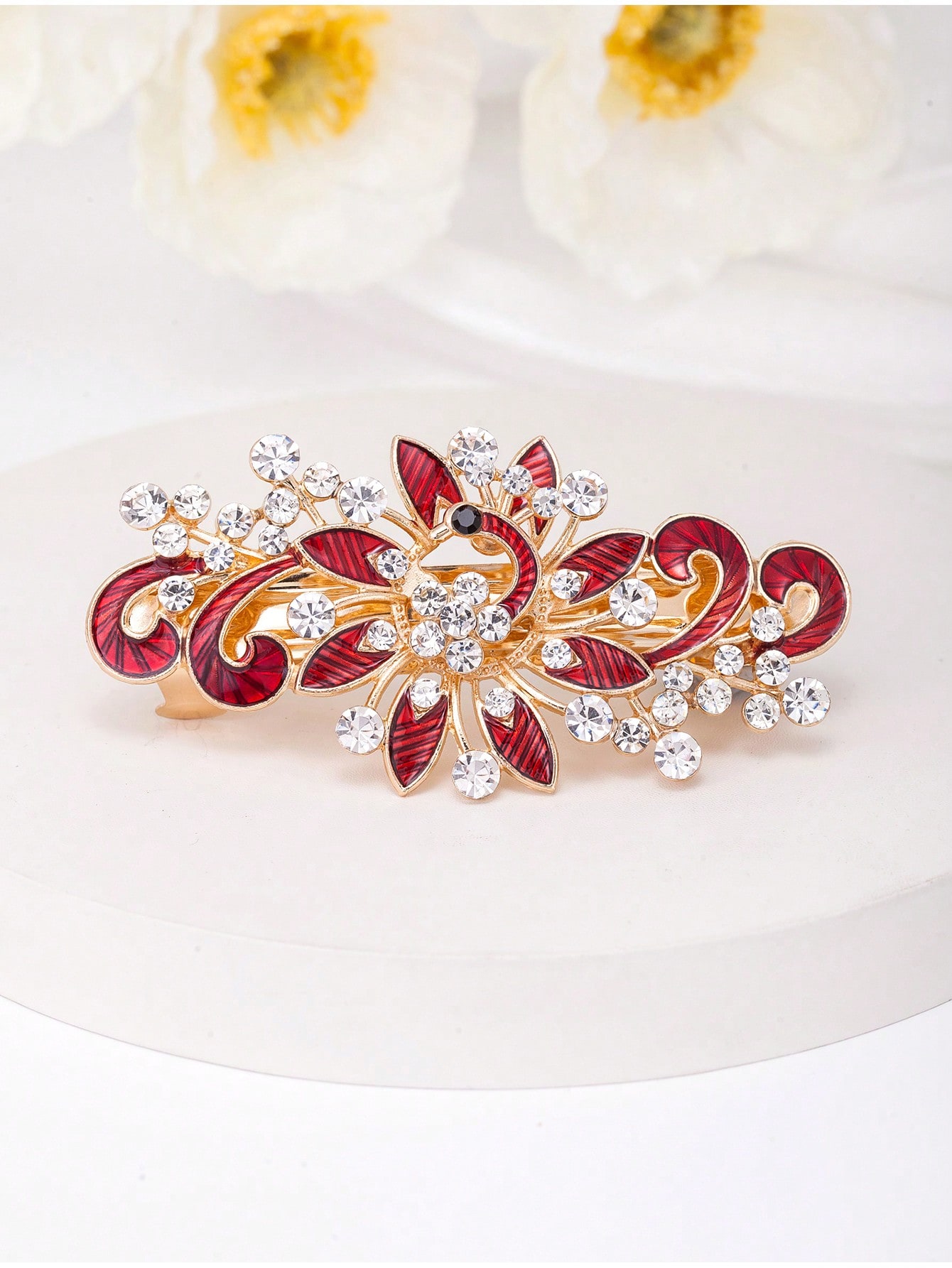 Travel Accessories Unique - Plus Size Women's Decorative Hair Clip,
