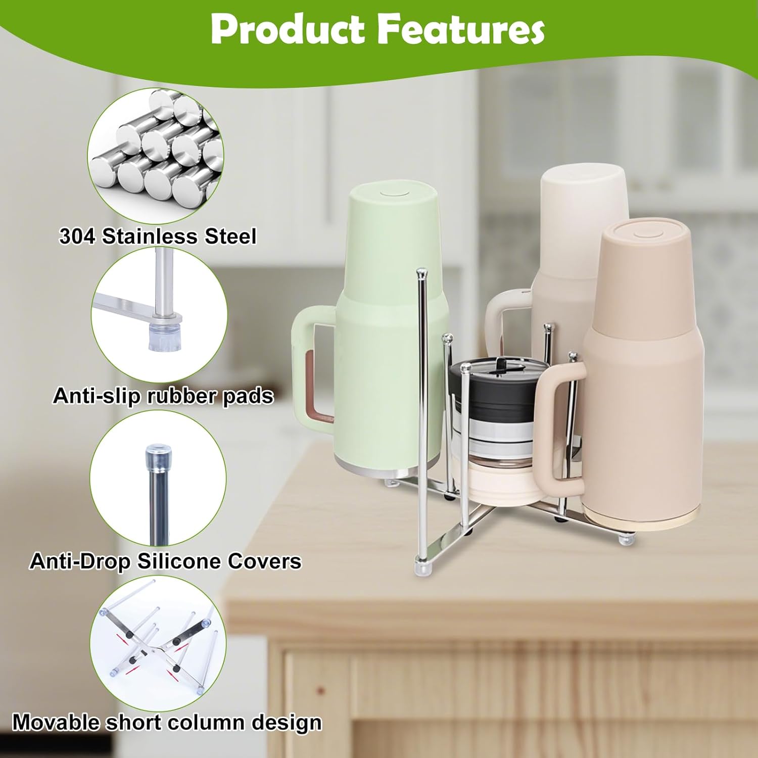 Plastic Bag Drying Holder, Bot - Water Bottle Collapsible avaliação e preço