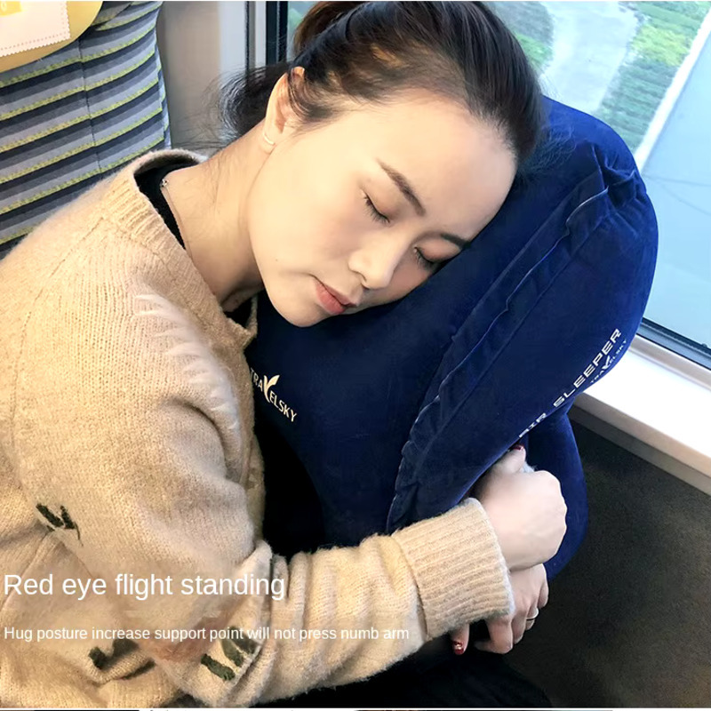 Inflatable Travel Pillow Trave - Travel Accessories For Long Haul Flights avaliação e preço