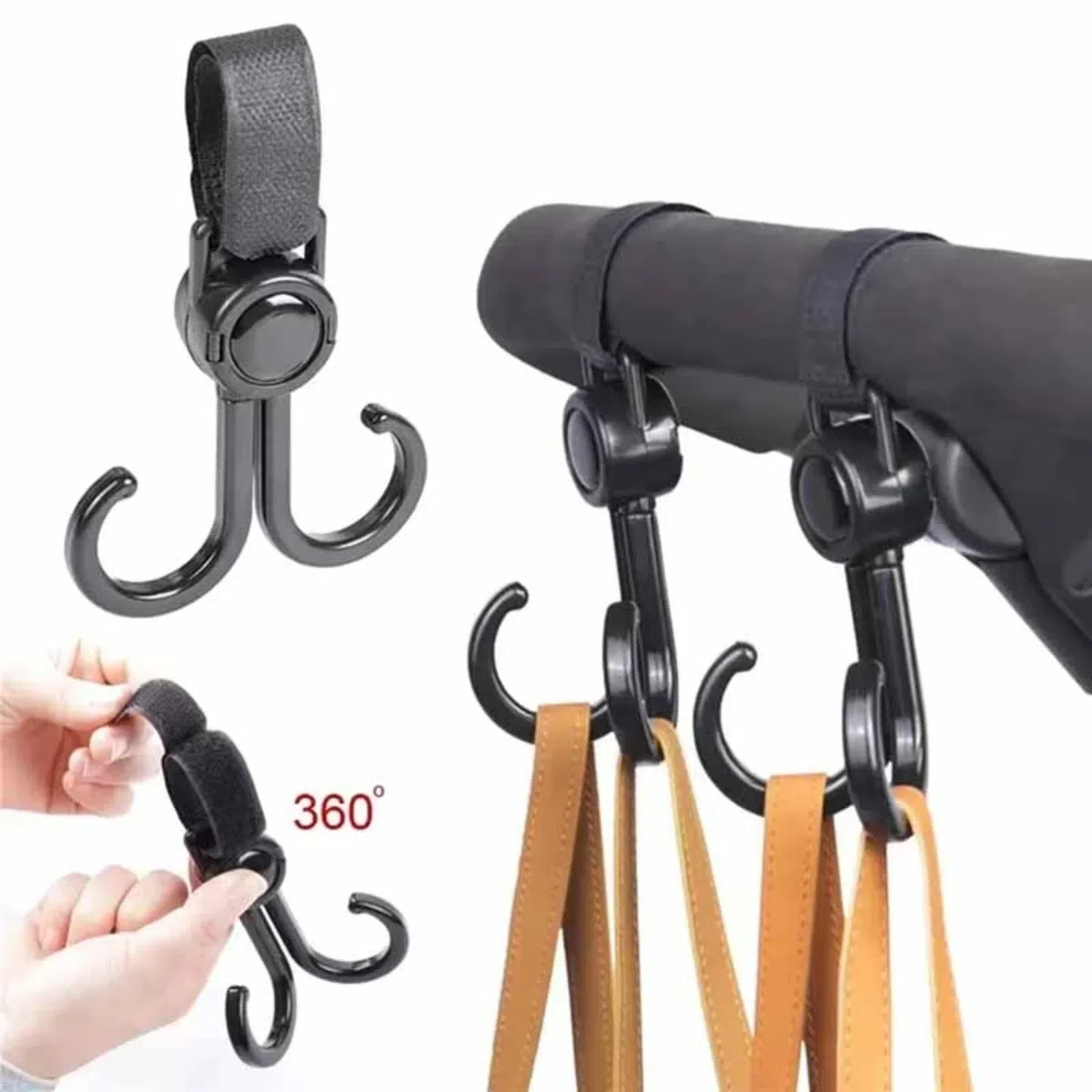 Rotatable Double Hooks Baby St - Travel Accessories For 2 Year Old avaliação e preço