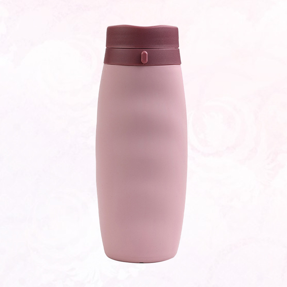 600Ml Portable Water Bottle Si - Water Bottle Collapsible avaliação e preço