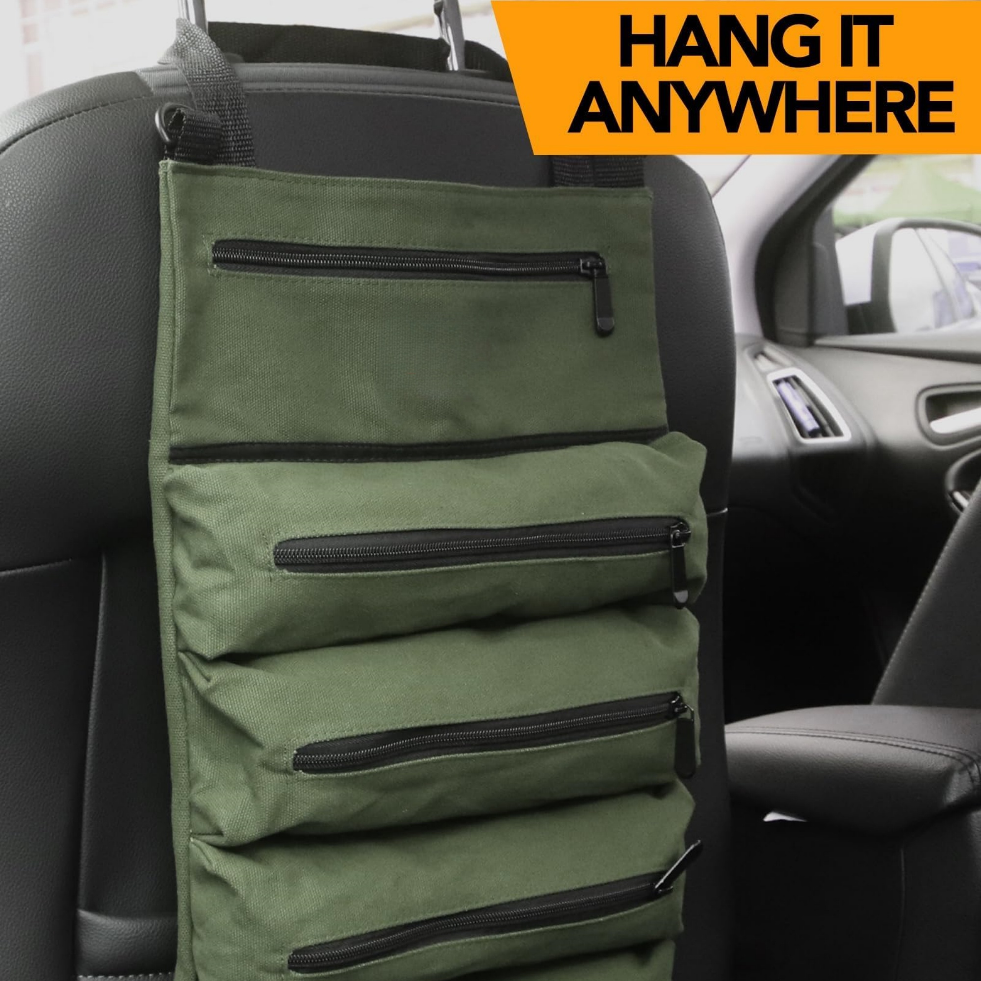 Canvas Tool Roll Up Pouch - He - Travel Router Accessories avaliação e preço