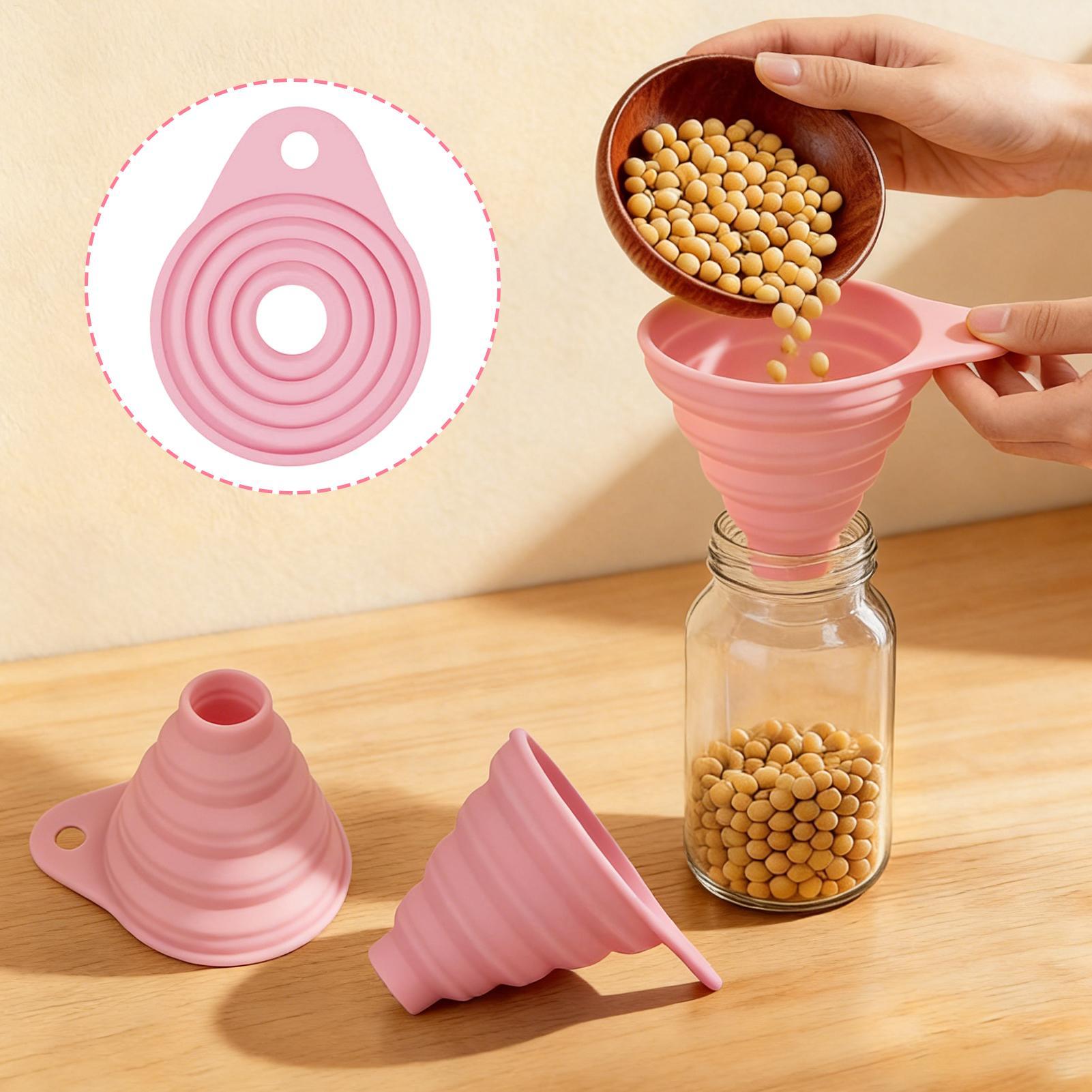 Kitchen Gadget Funnel Filling  - Water Bottle Collapsible avaliação e preço