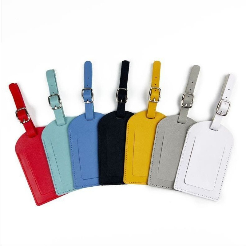 Women Men Luggage Tags PU Leat - Travel Accessories Unique avaliação e preço