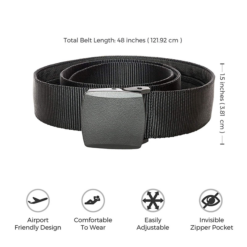 Anti-Theft Travel Waist Bag 12 - Money Belt Hidden avaliação e preço