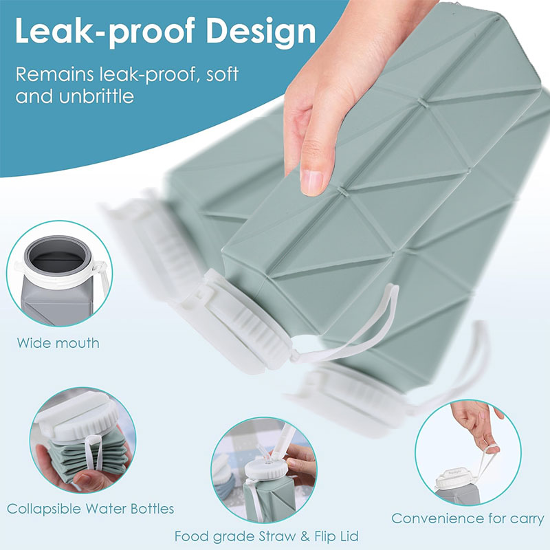 620ml Collapsible Water Bottle - Water Bottle Collapsible avaliação e preço