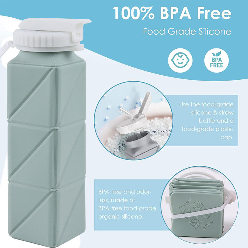 620ml Collapsible Water Bottle - Water Bottle Collapsible avaliação e preço