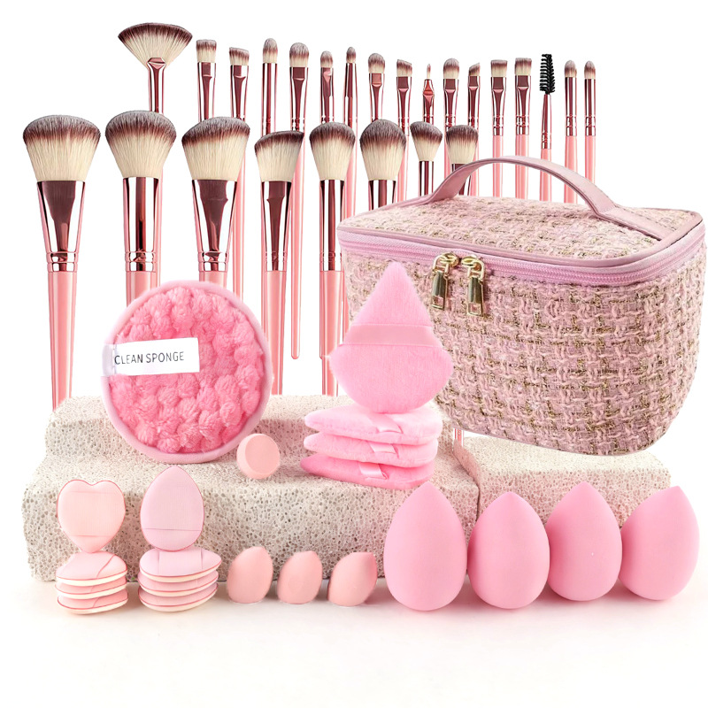 Makeup Brush Set Chic Fragranc - Travel Accessories Bag avaliação e preço