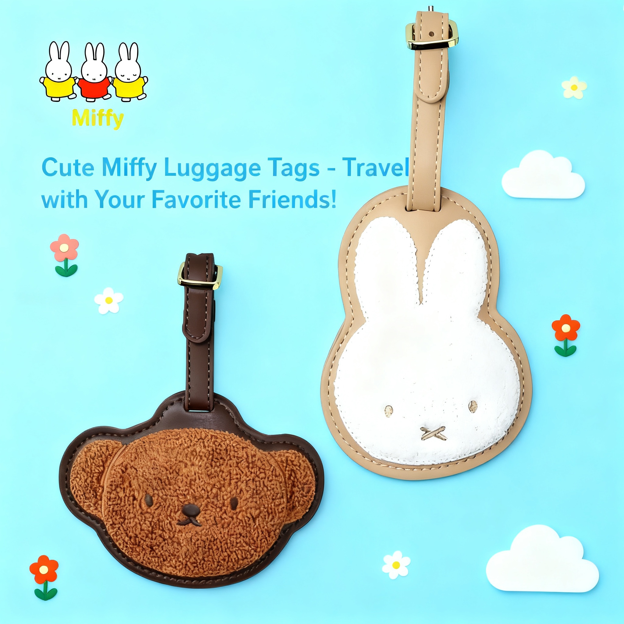 Kawaii Anime Miffy Rabbit Bori - Travel Accessories Cute avaliação e preço