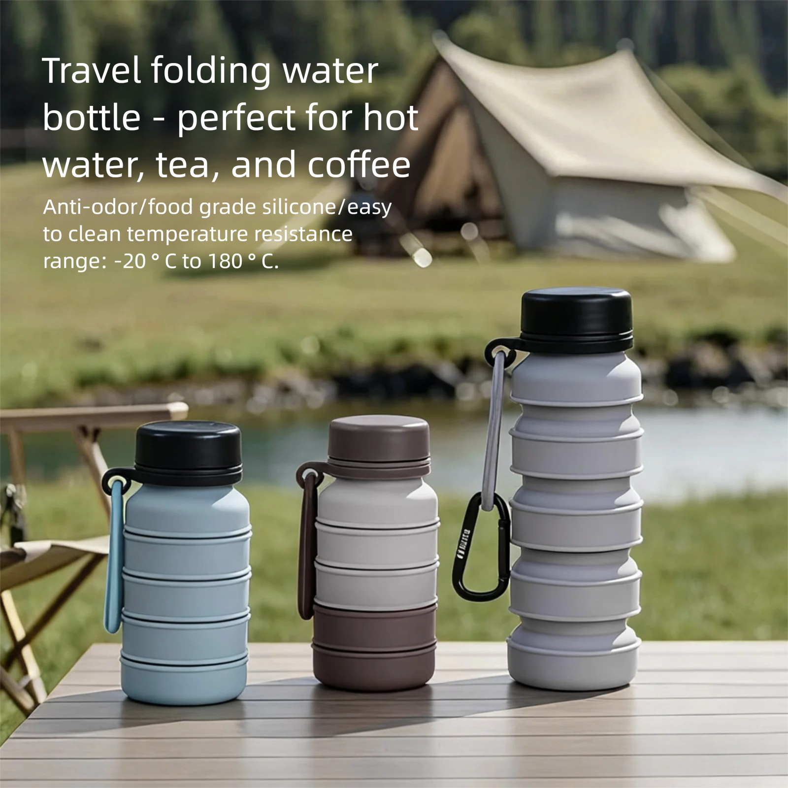 Shatterproof Collapsible Cup H - Water Bottle Collapsible avaliação e preço