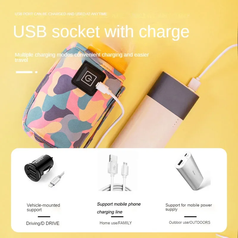 USB Milk Water Warmer Stroller - Travel Accessories For 2 Year Old avaliação e preço