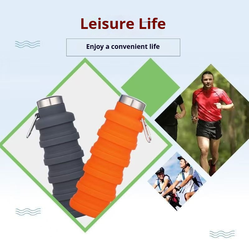 Collapsible Cup Food - Grade S - Water Bottle Collapsible avaliação e preço