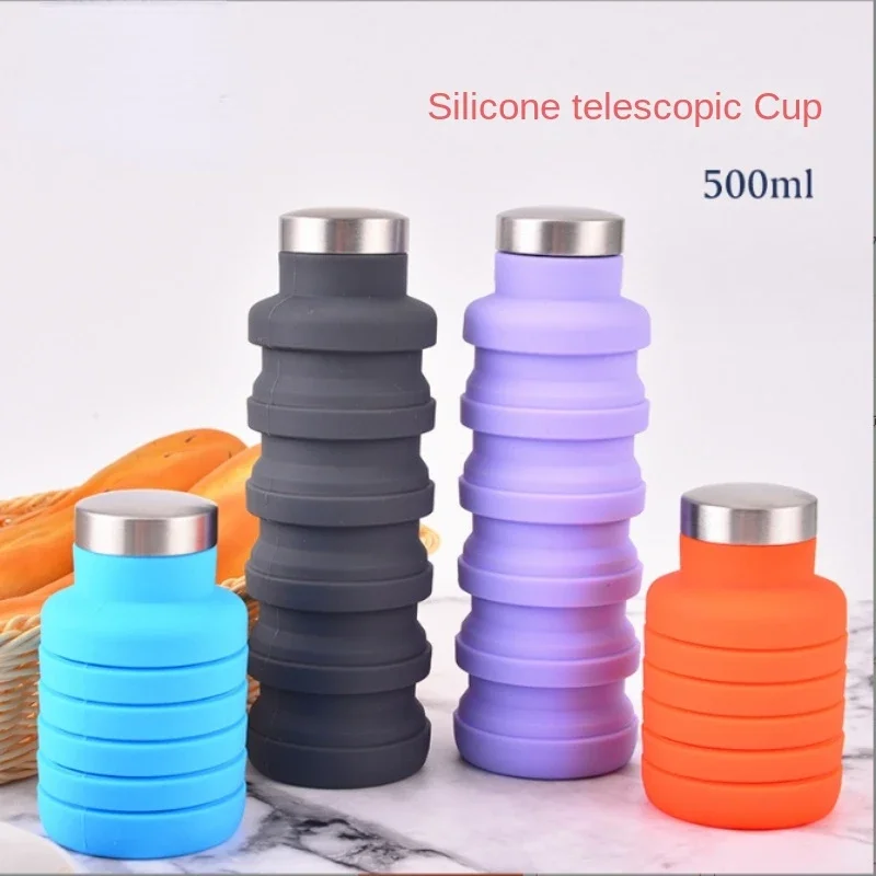 Collapsible Cup Food - Grade S - Water Bottle Collapsible avaliação e preço