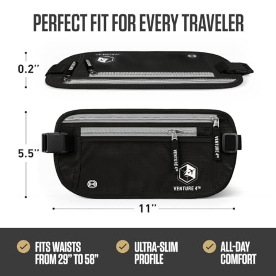 Money Belt for Travel Slim Hid - Money Belt Hidden avaliação e preço