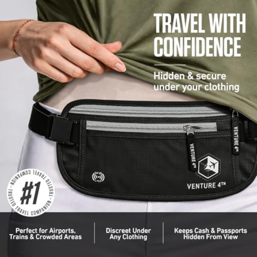 Money Belt for Travel Slim Hid - Money Belt Hidden avaliação e preço