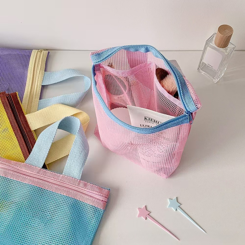 Macaron Color Makeup Organizer - Travel Accessories Bag avaliação e preço