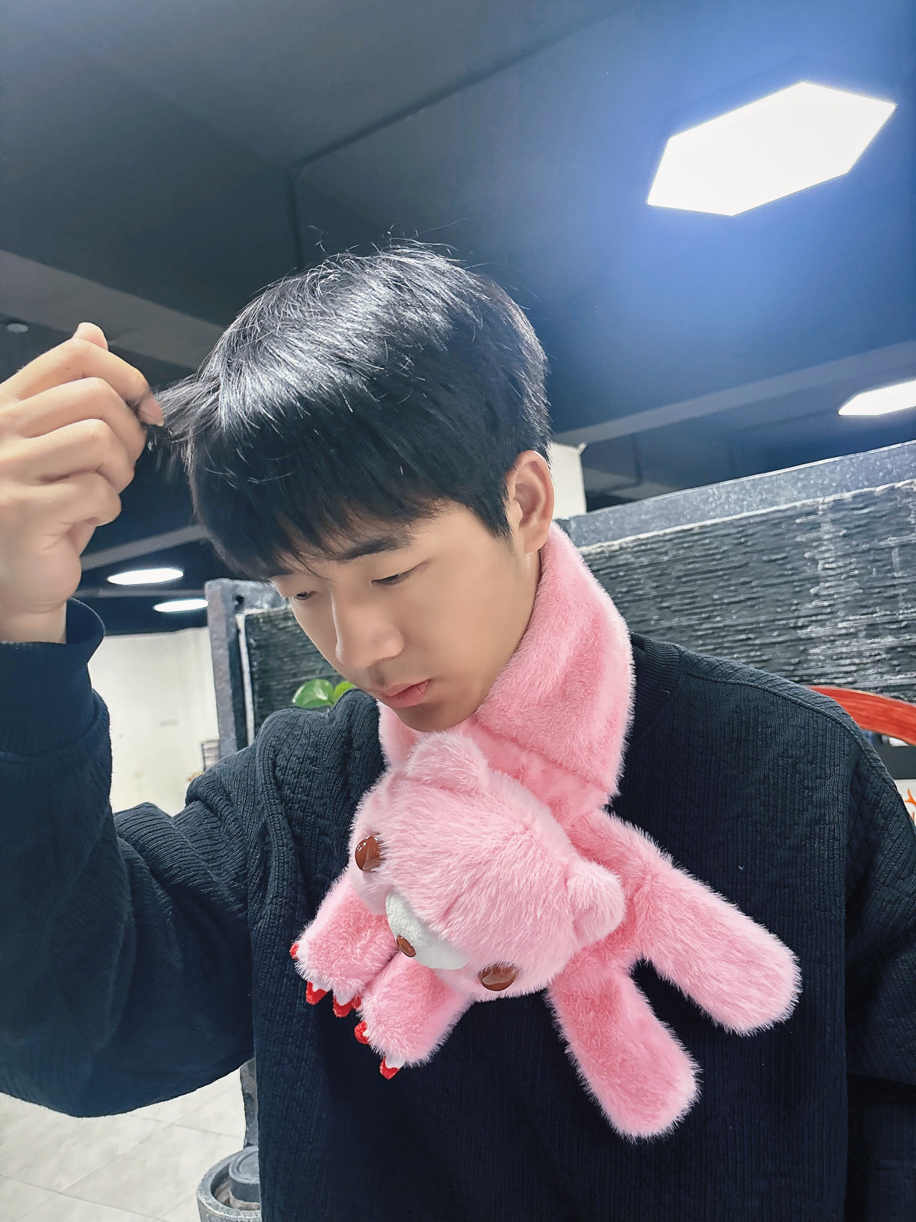 Cute Bear Plush Scarf Cute Blo - Travel Accessories For Men avaliação e preço