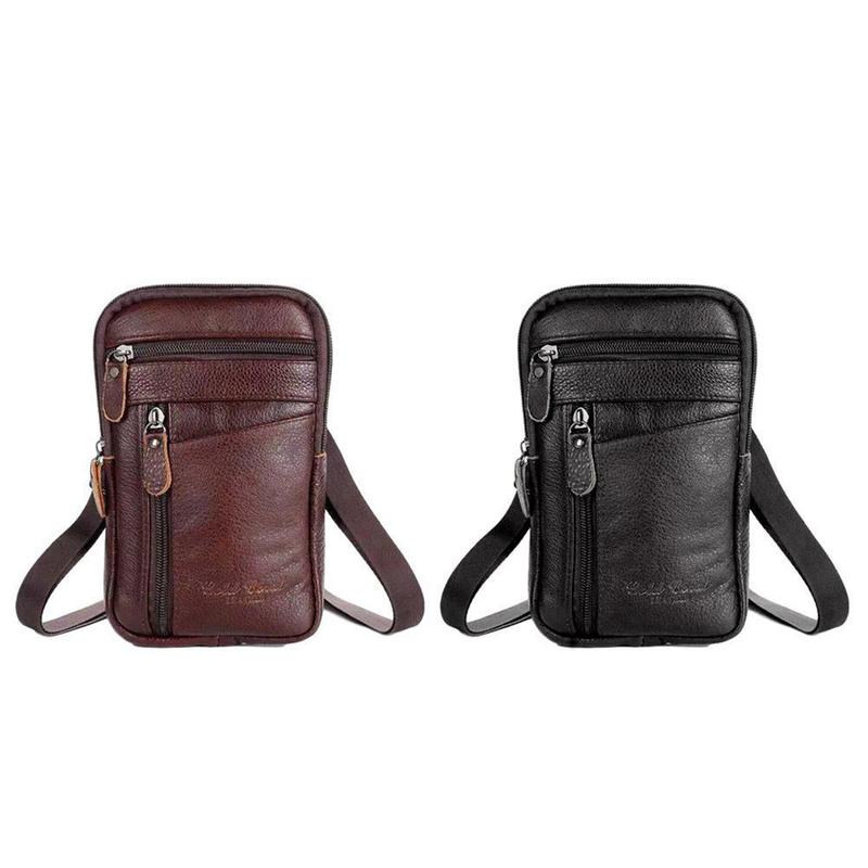 Men Genuine Leather Bag Vertic - Travel Accessories For Men avaliação e preço