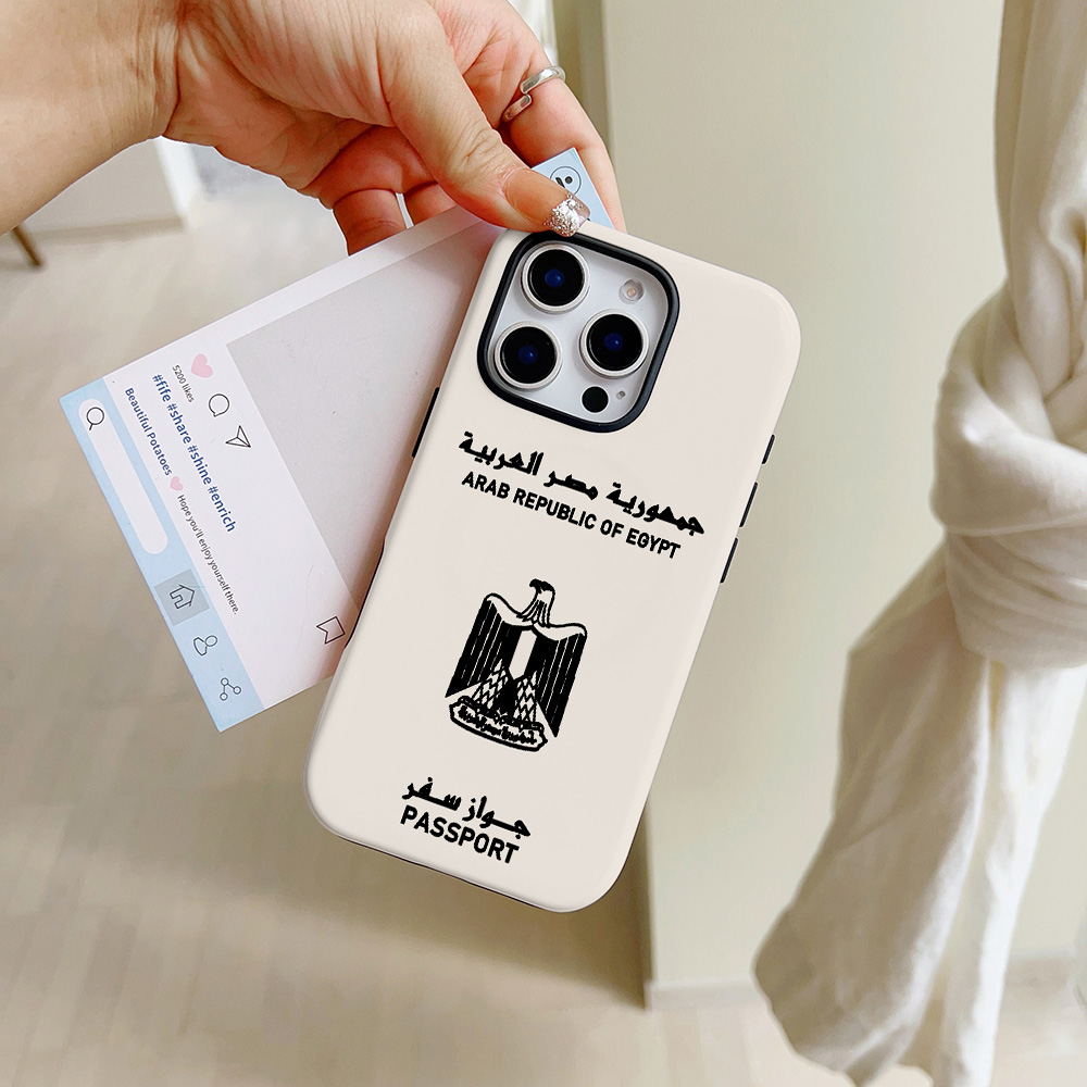 Egypt Passport Phone Case for  - Travel Accessories Egypt avaliação e preço