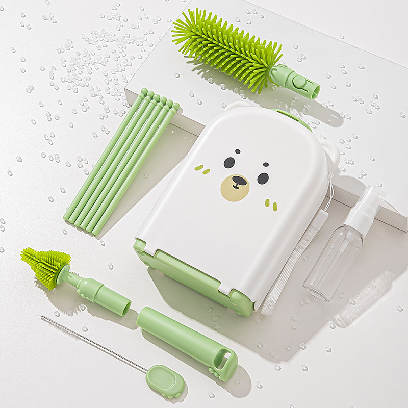 Travel Baby Bottle Brush Set - - Travel Accessories For 2 Year Old avaliação e preço