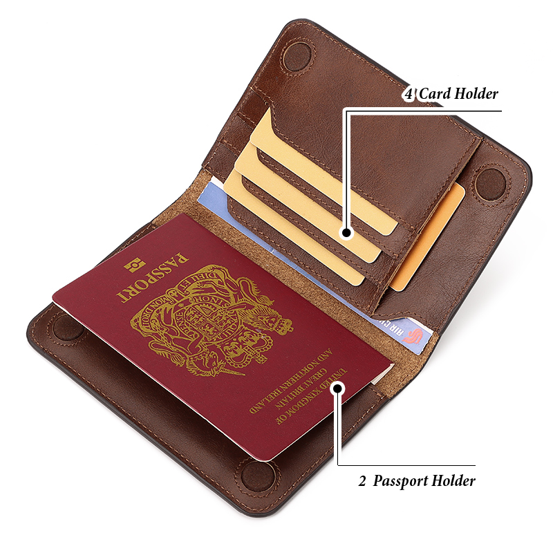 Genuine Leather Protective Pas - Travel Accessories Essentials avaliação e preço
