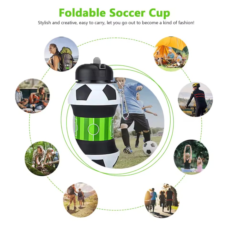 550ml Silicone Collapsible Wat - Water Bottle Collapsible avaliação e preço