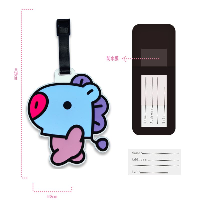 BT21 cartoon cute keychain Kaw - Travel Accessories Unique avaliação e preço