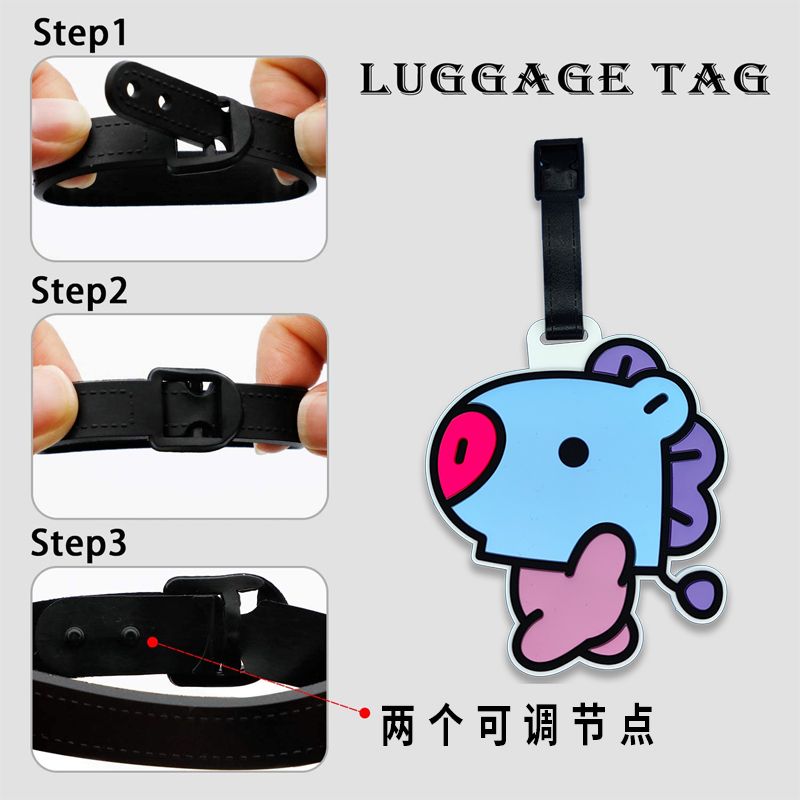 BT21 cartoon cute keychain Kaw - Travel Accessories Unique avaliação e preço
