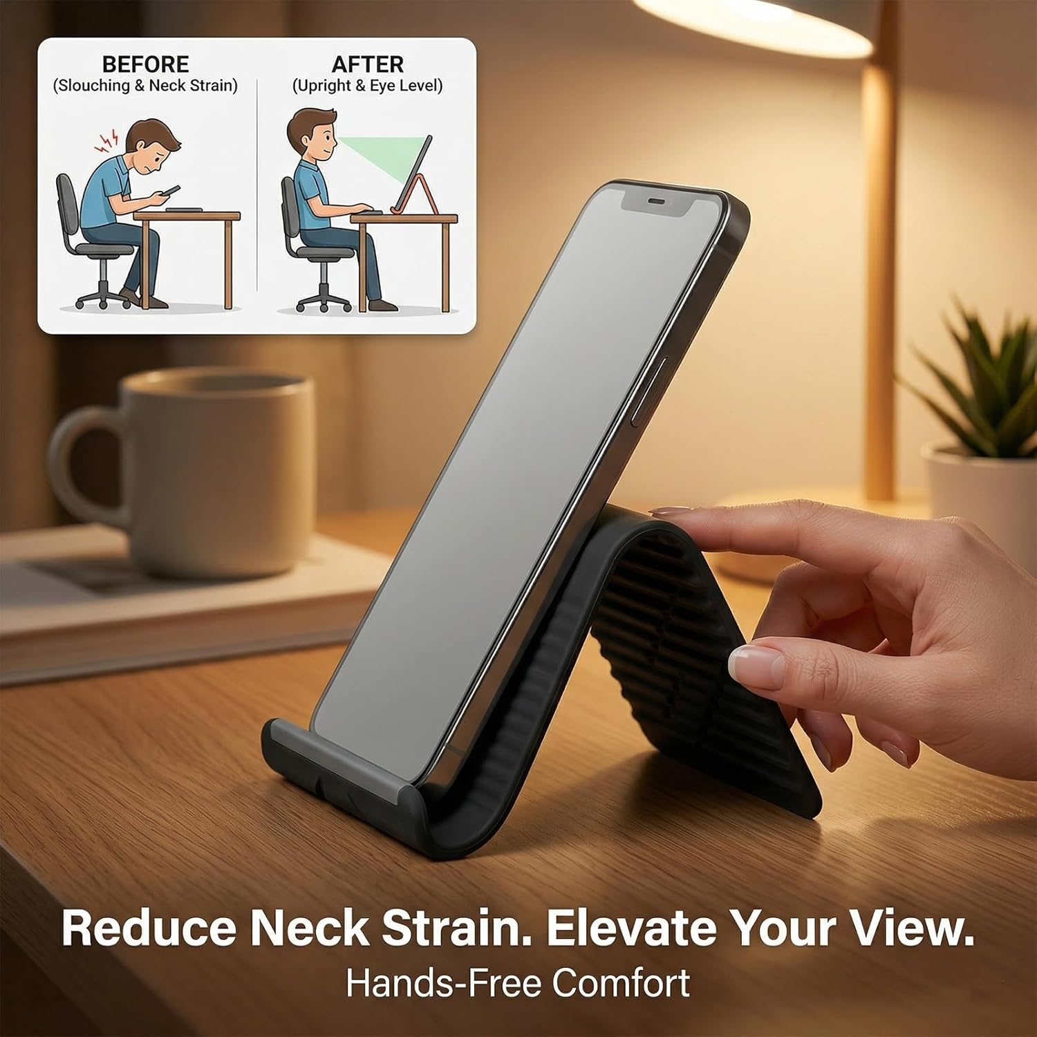 Lazy Portable Phone Stand Sili - Travel Accessories Deals avaliação e preço