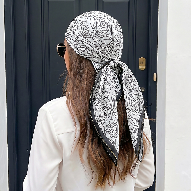 Soft Satin Square Scarf Sparkl - Travel Hair Accessories avaliação e preço