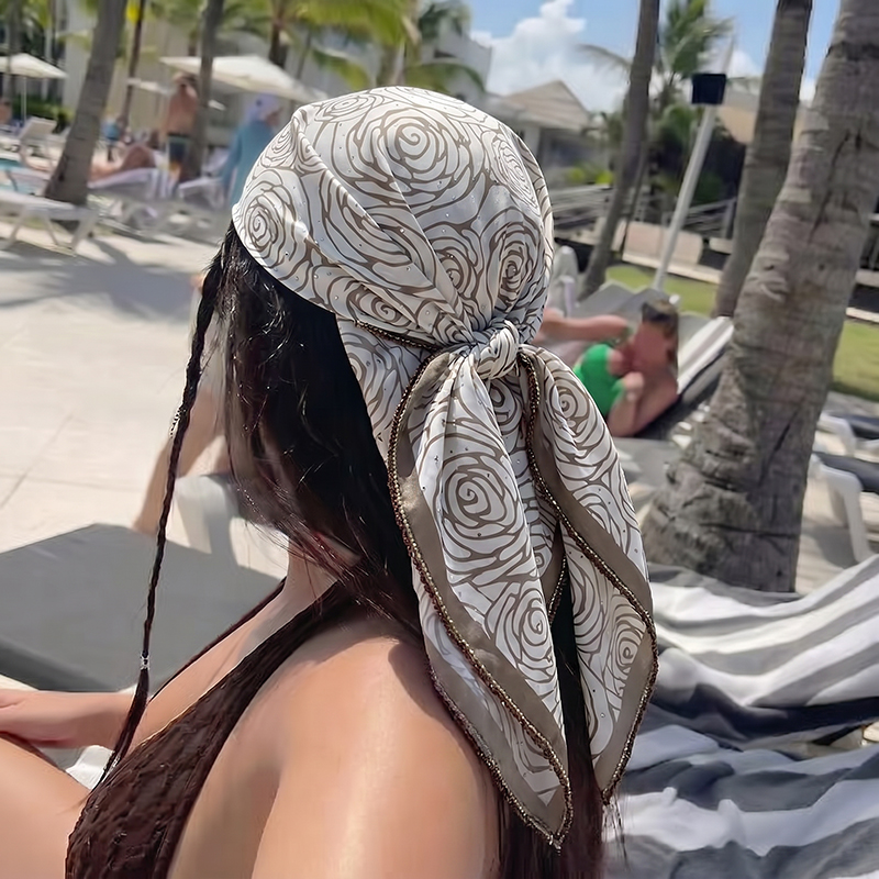 Soft Satin Square Scarf Sparkl - Travel Hair Accessories avaliação e preço