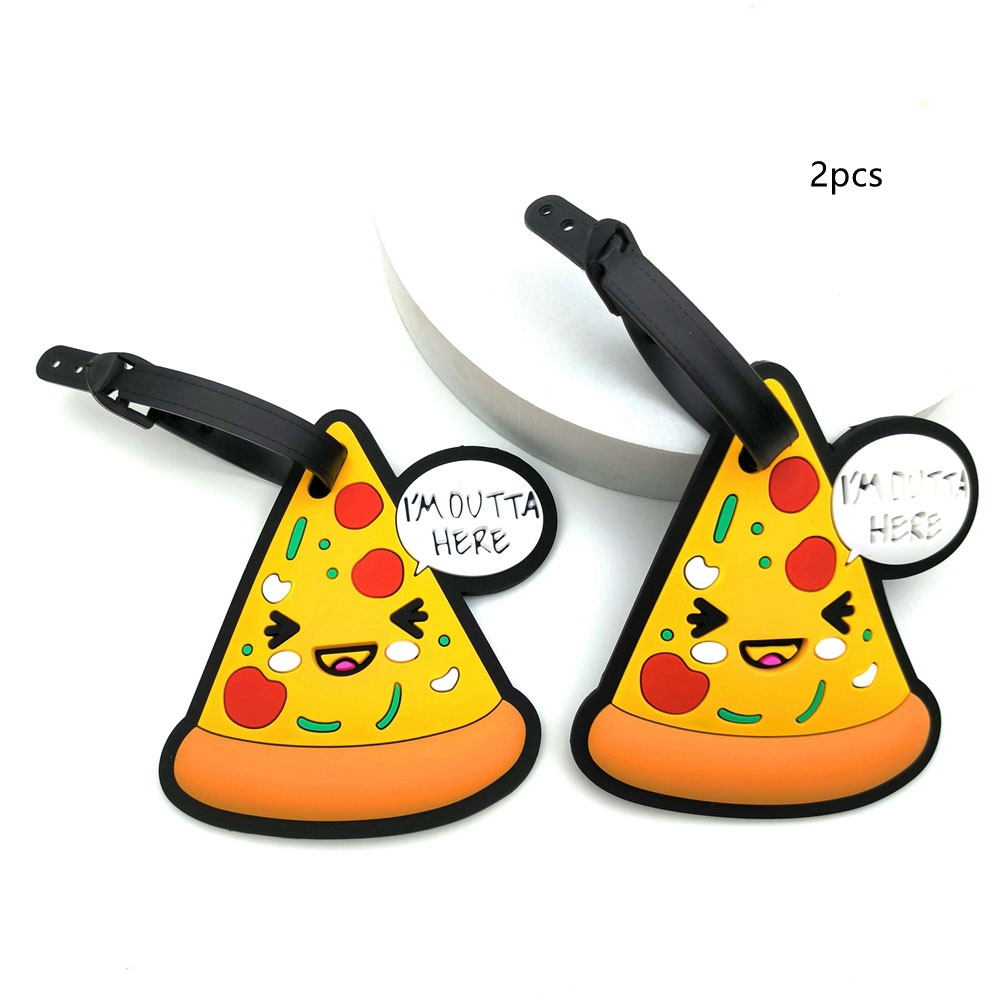 2pcs Delicious Food Pizza Lugg - Travel Accessories Essentials avaliação e preço