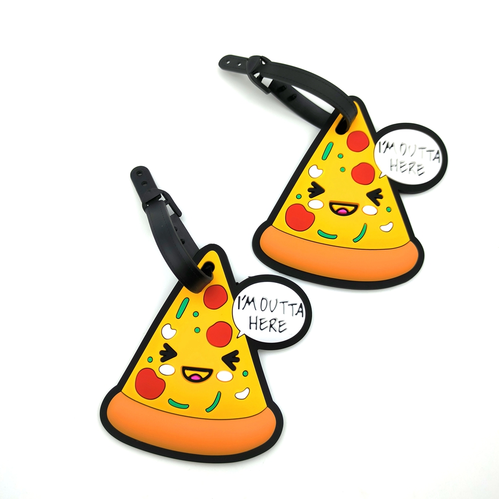 2pcs Delicious Food Pizza Lugg - Travel Accessories Essentials avaliação e preço