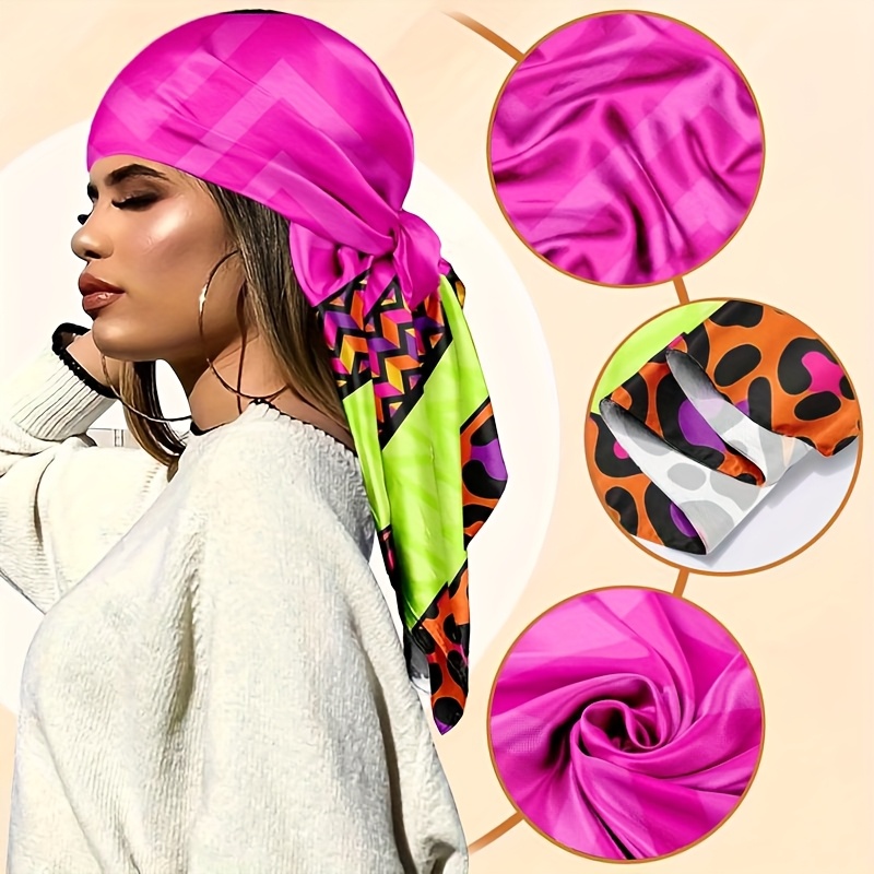 Extra Large 35-Inch Square Sca - Travel Hair Accessories avaliação e preço