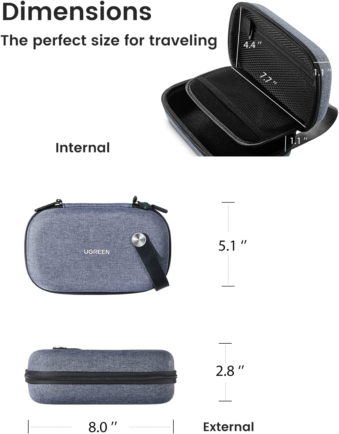 UGREEN Electronics Travel Orga - Travel Accessories Organizer avaliação e preço