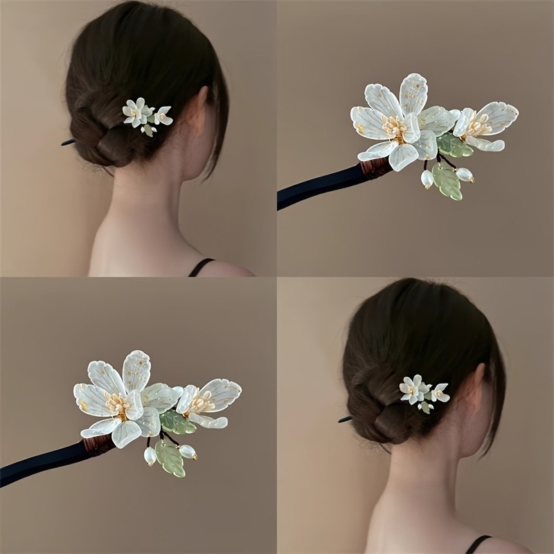 1PC New Chinese Magnolia Flowe - Travel Hair Accessories avaliação e preço