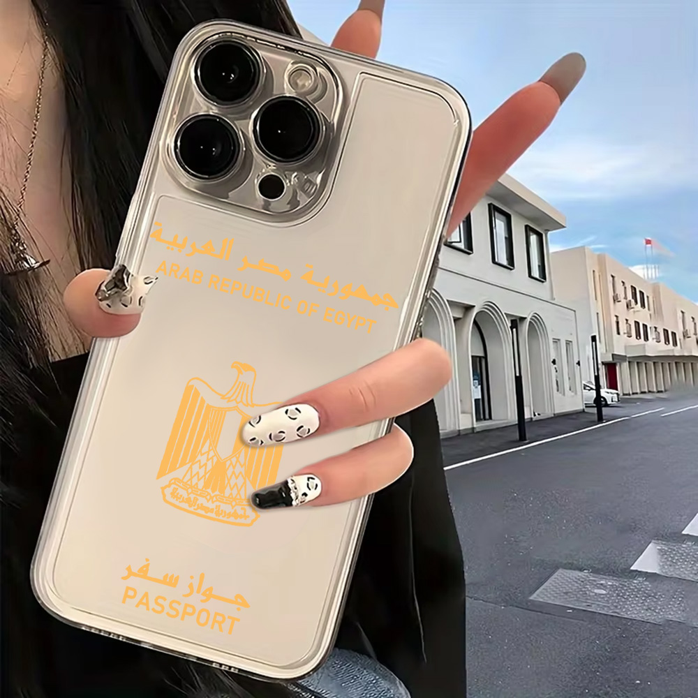 Egypt Passport Phone Case For  - Travel Accessories Egypt avaliação e preço