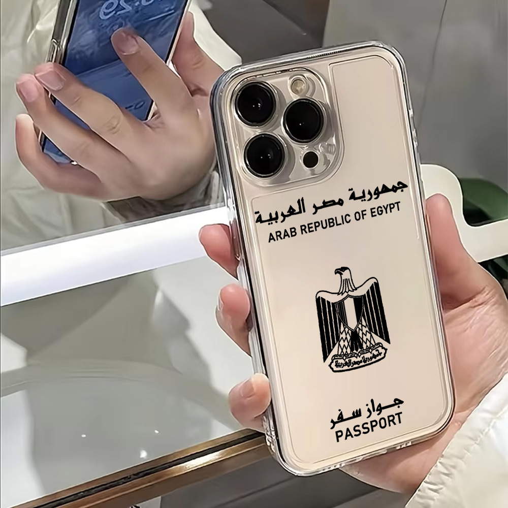Egypt Passport Phone Case For  - Travel Accessories Egypt avaliação e preço