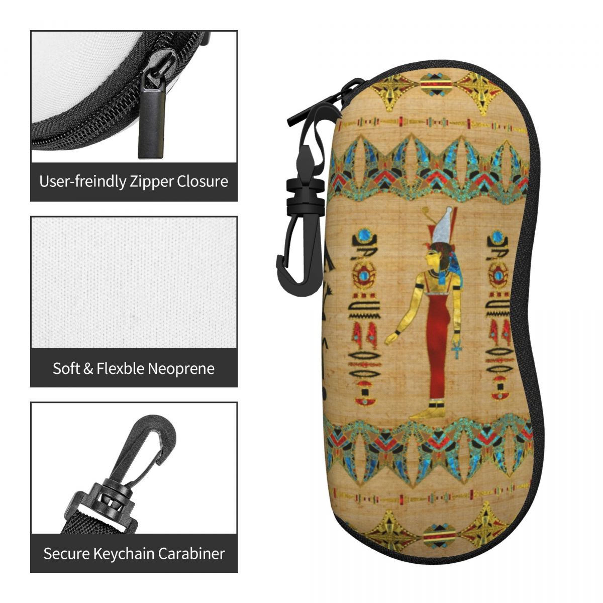 Custom Egyptian Mut Symbol She - Travel Accessories Egypt avaliação e preço