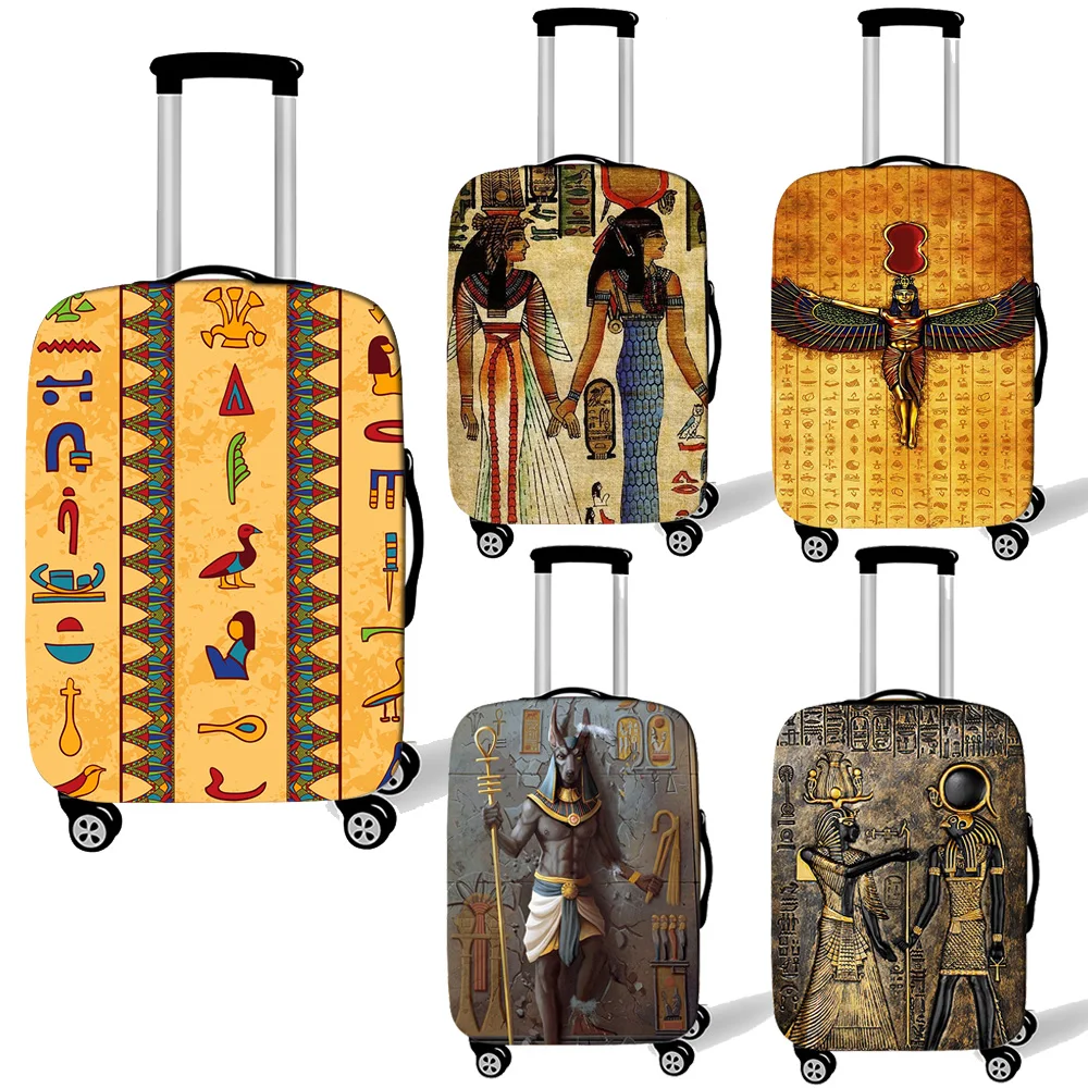 Egyptian Art Print Luggage Cov - Travel Accessories Egypt avaliação e preço