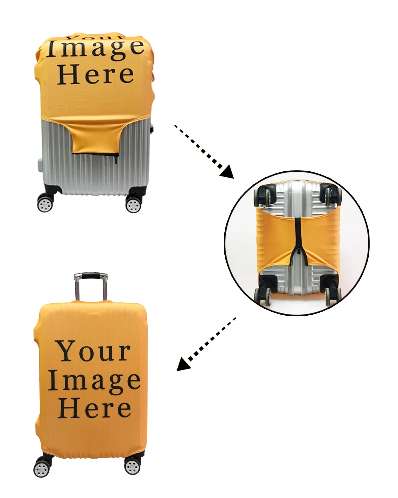 Egyptian Art Print Luggage Cov - Travel Accessories Egypt avaliação e preço