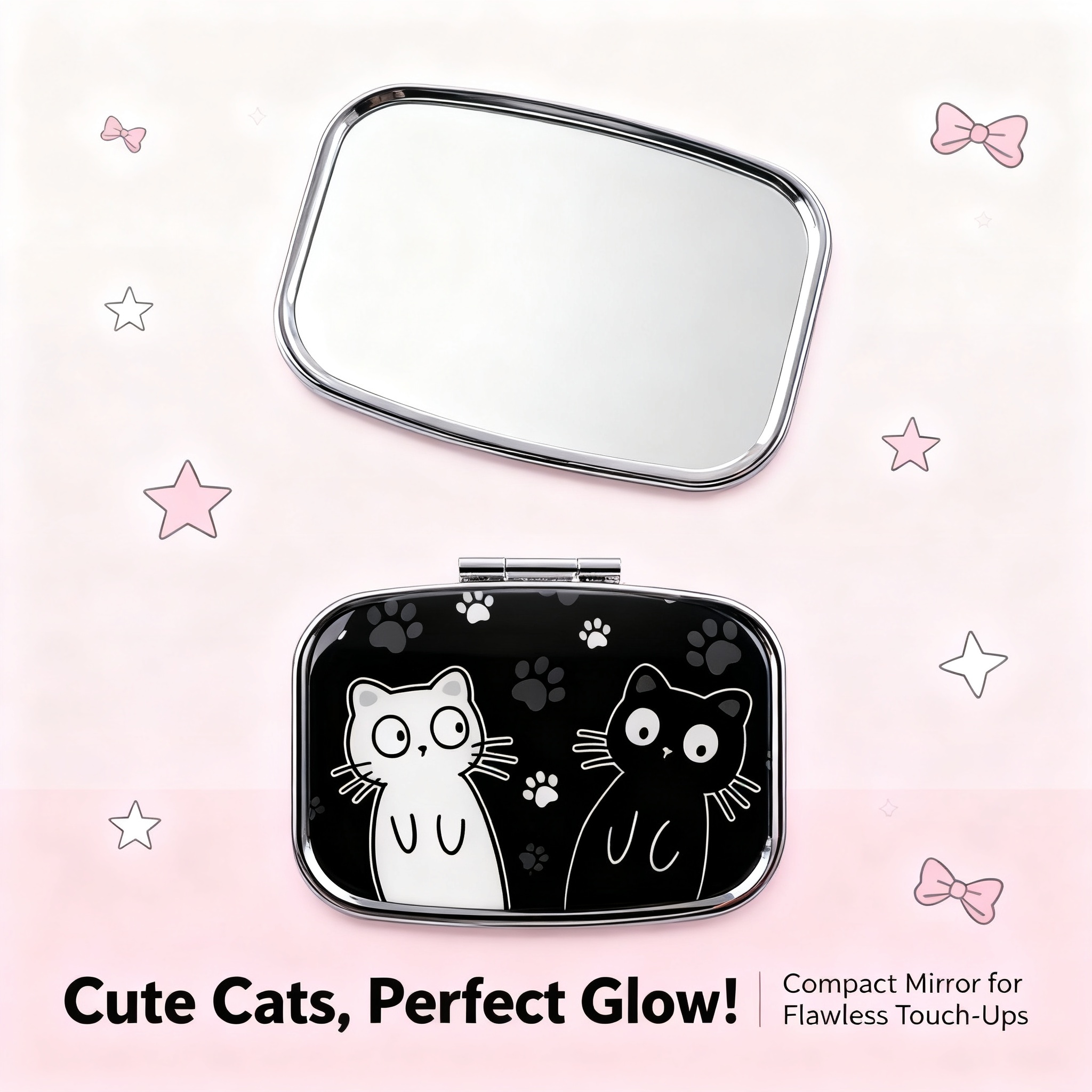 Cartoon Black And White Cat Tr - Travel Accessories Deals avaliação e preço