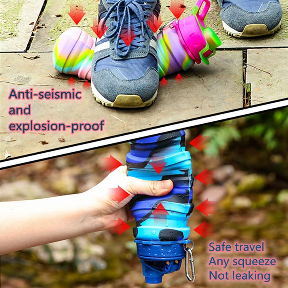 Leeseph Silicone Collapsible W - Water Bottle Collapsible avaliação e preço