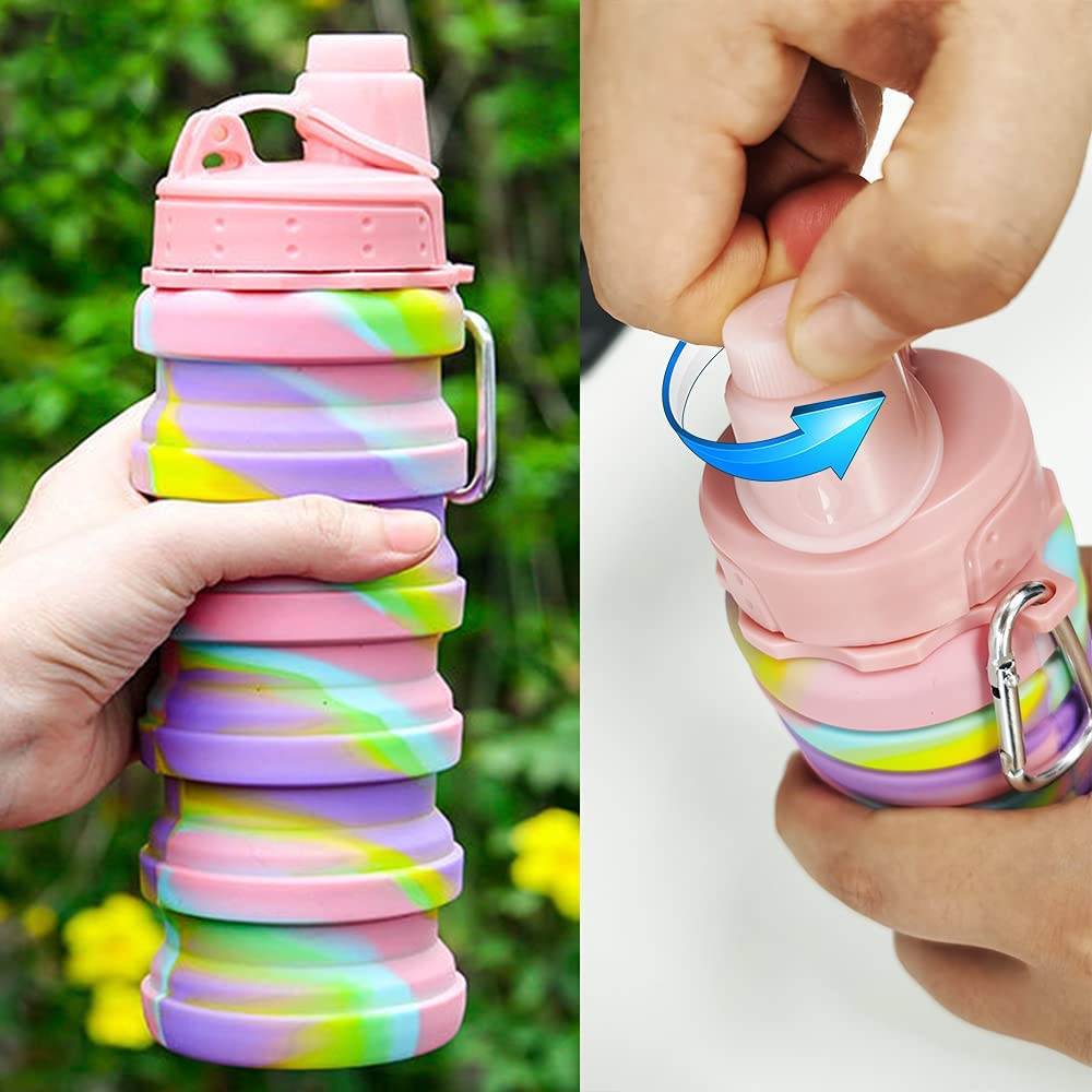 Leeseph Silicone Collapsible W - Water Bottle Collapsible avaliação e preço