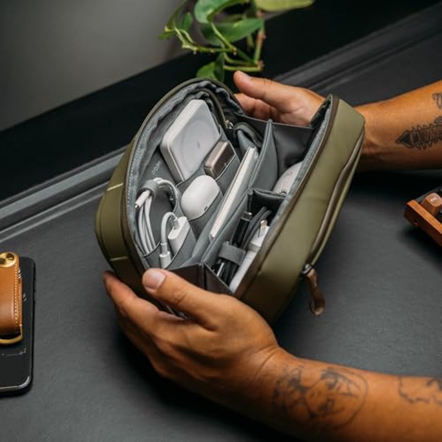 2-in-1 Tech Accessory Pouch wi - Travel Accessories Organizer avaliação e preço