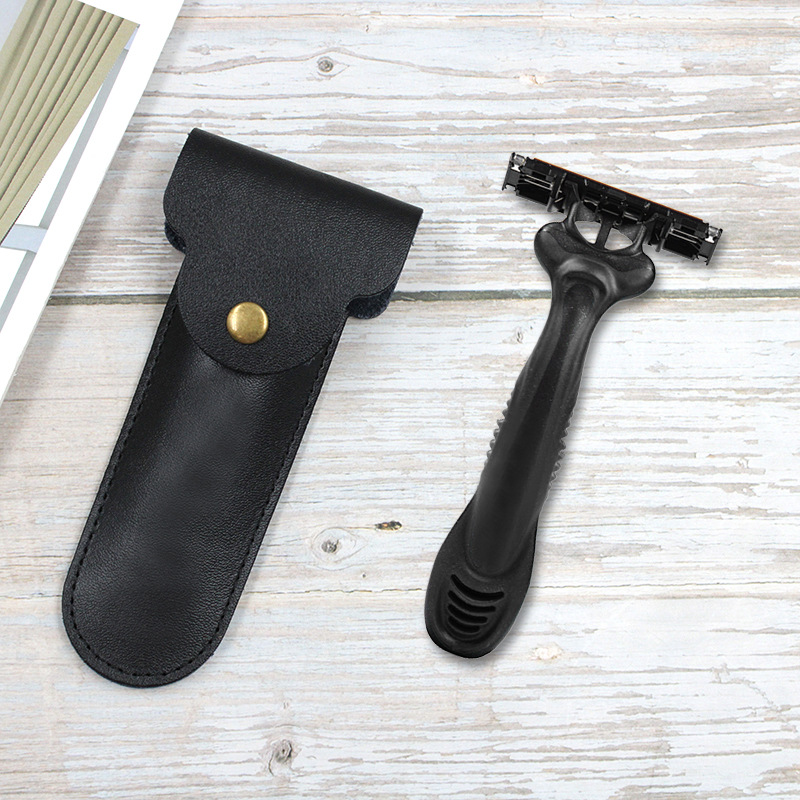 Manual Razor Leather Case, Tra - Travel Router Accessories avaliação e preço