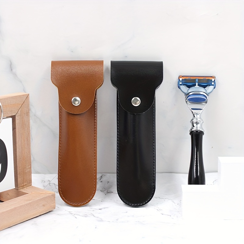 Manual Razor Leather Case, Tra - Travel Router Accessories avaliação e preço